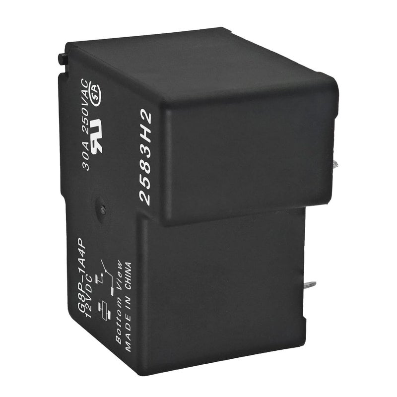 Casalytics G8P-1A4P Fully-Sealed PCB Relay 12VDC 30A - 4Pins 30A 250VAC Relay for PC Board or Panel-Mounted Applications, Solve F01 Code Problem of Dryer - Image 3